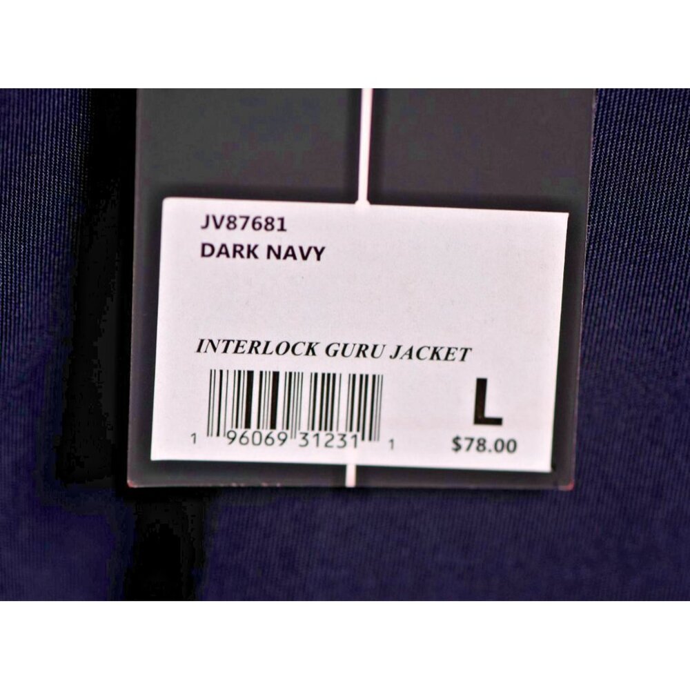 New! VELOCITY | DARK NAVY INTERLOCK GURU WOMEN's JACKET | LARGE | MSRP: $78 - Picture 10 of 11